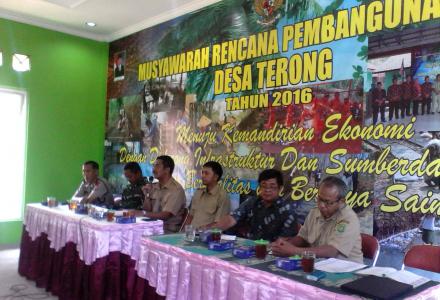 MUSYAWARAH PEMBANGUNAN DESA TERONG TAHUN 2015